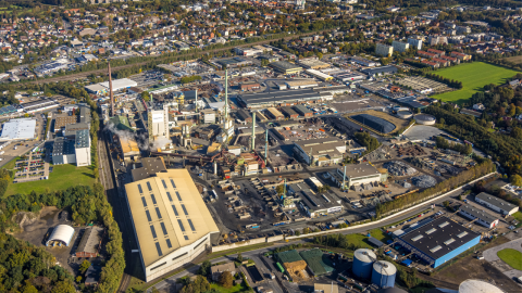 Luftbild - Werksansicht Aurubis Lünen
