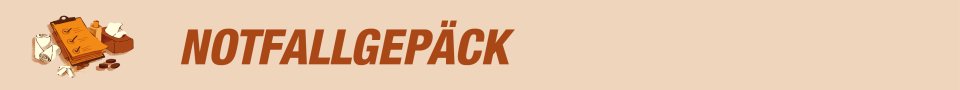 Notfallgepäck
