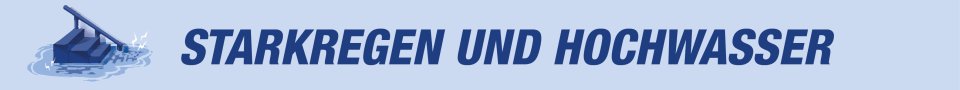 Header - Starkregen und Hochwasser