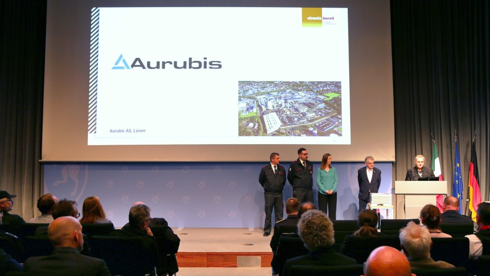 Verleihung der Förderplakette