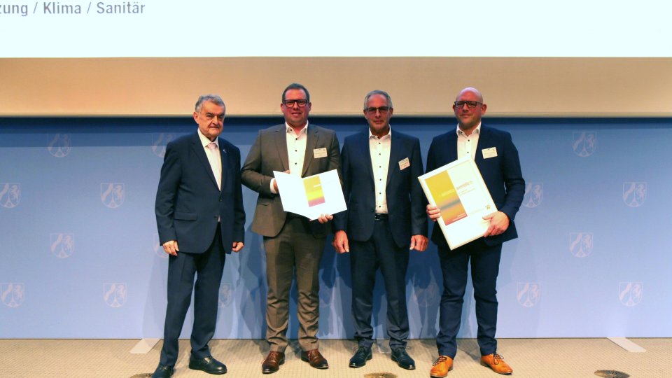 Verleihung der Förderplakette