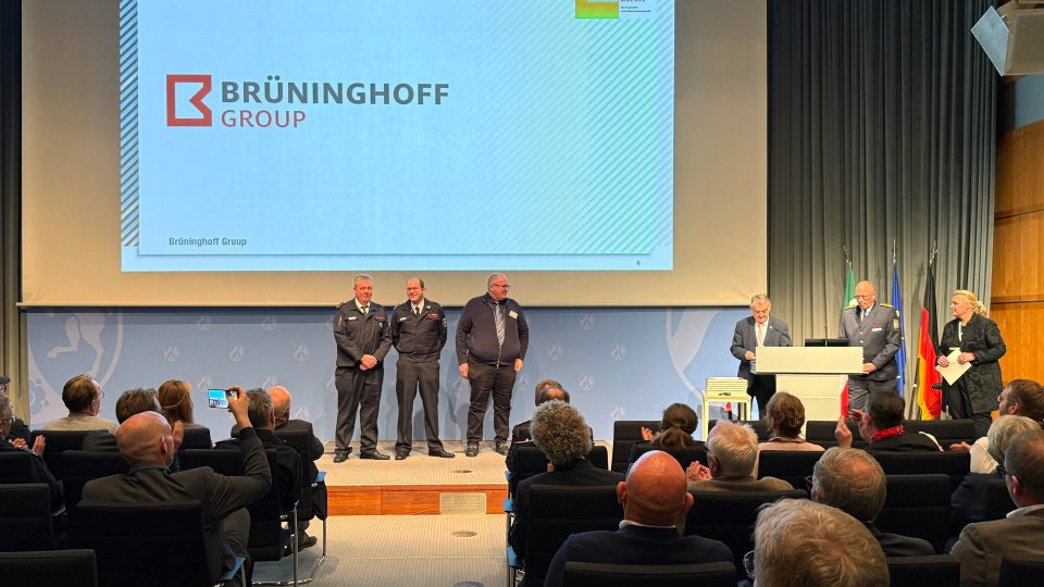 Verleihung der Förderplakette