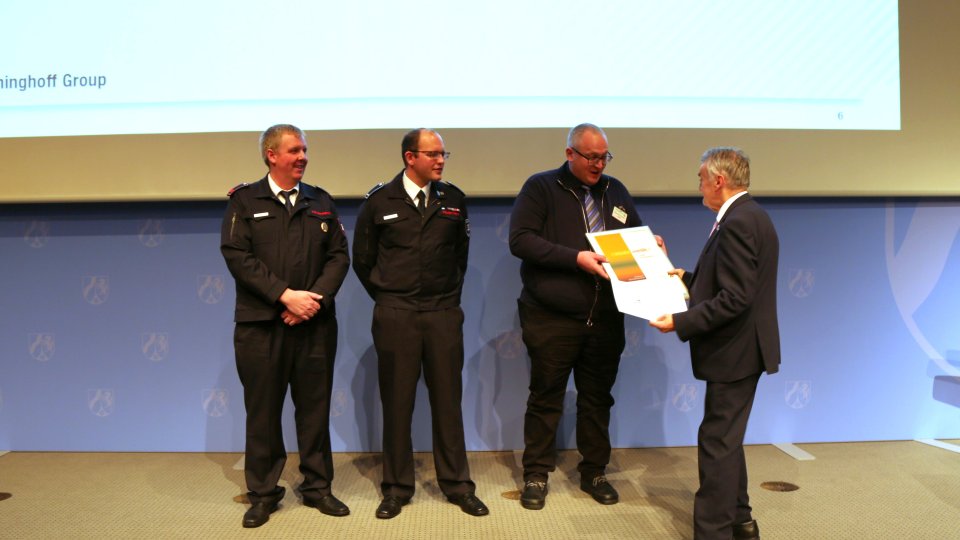 Verleihung der Förderplakette