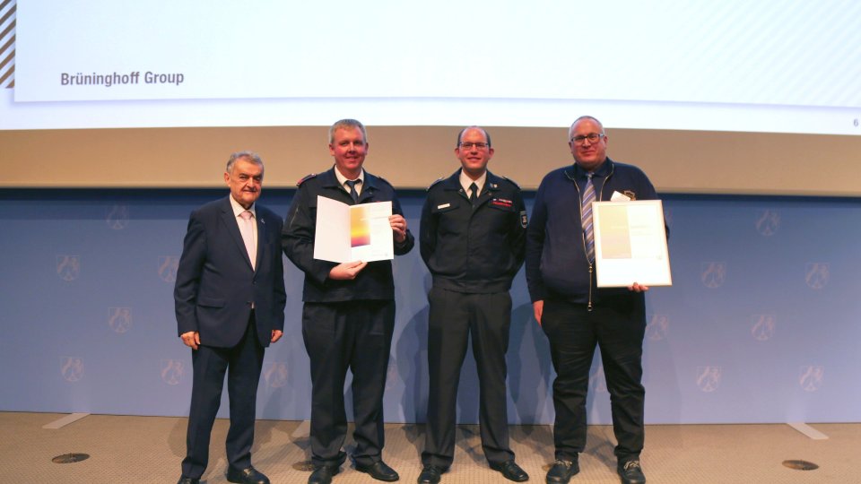 Verleihung der Förderplakette