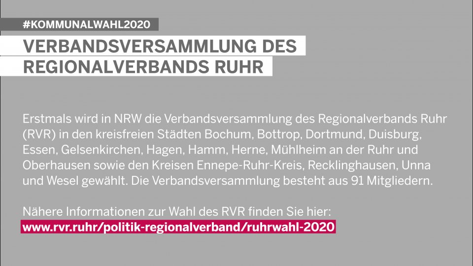 KW_20 Verbandsversammlung des Regionalverbands Ruhr