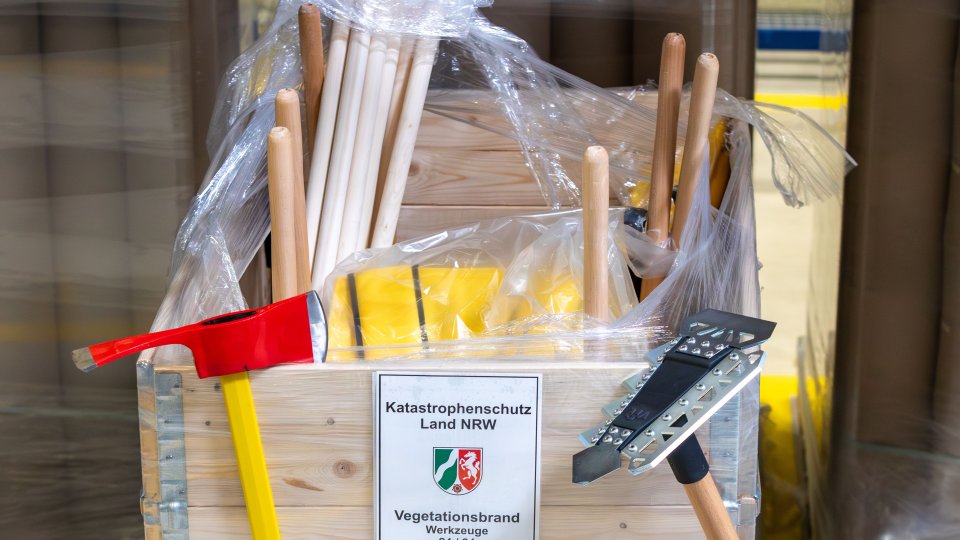 Katastrophenschutzlager NRW - Werkzeuge