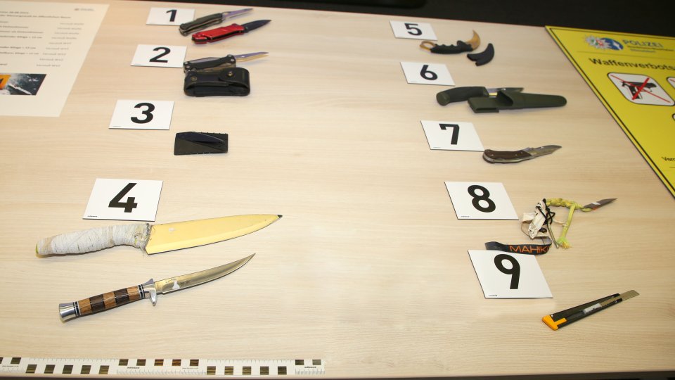 verschiedene Messer