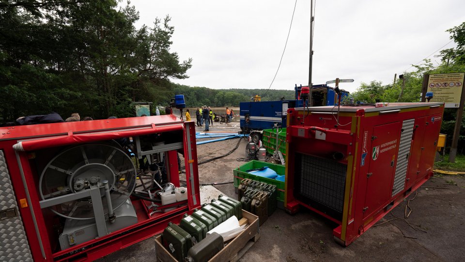 Starkrgen - Maschinen im Einsatz