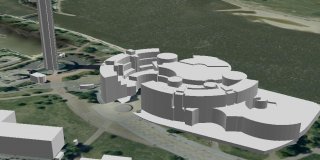 3D Modell Landtag