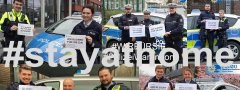 Polizei NRW beteiligt sich an Aktion #stayathome